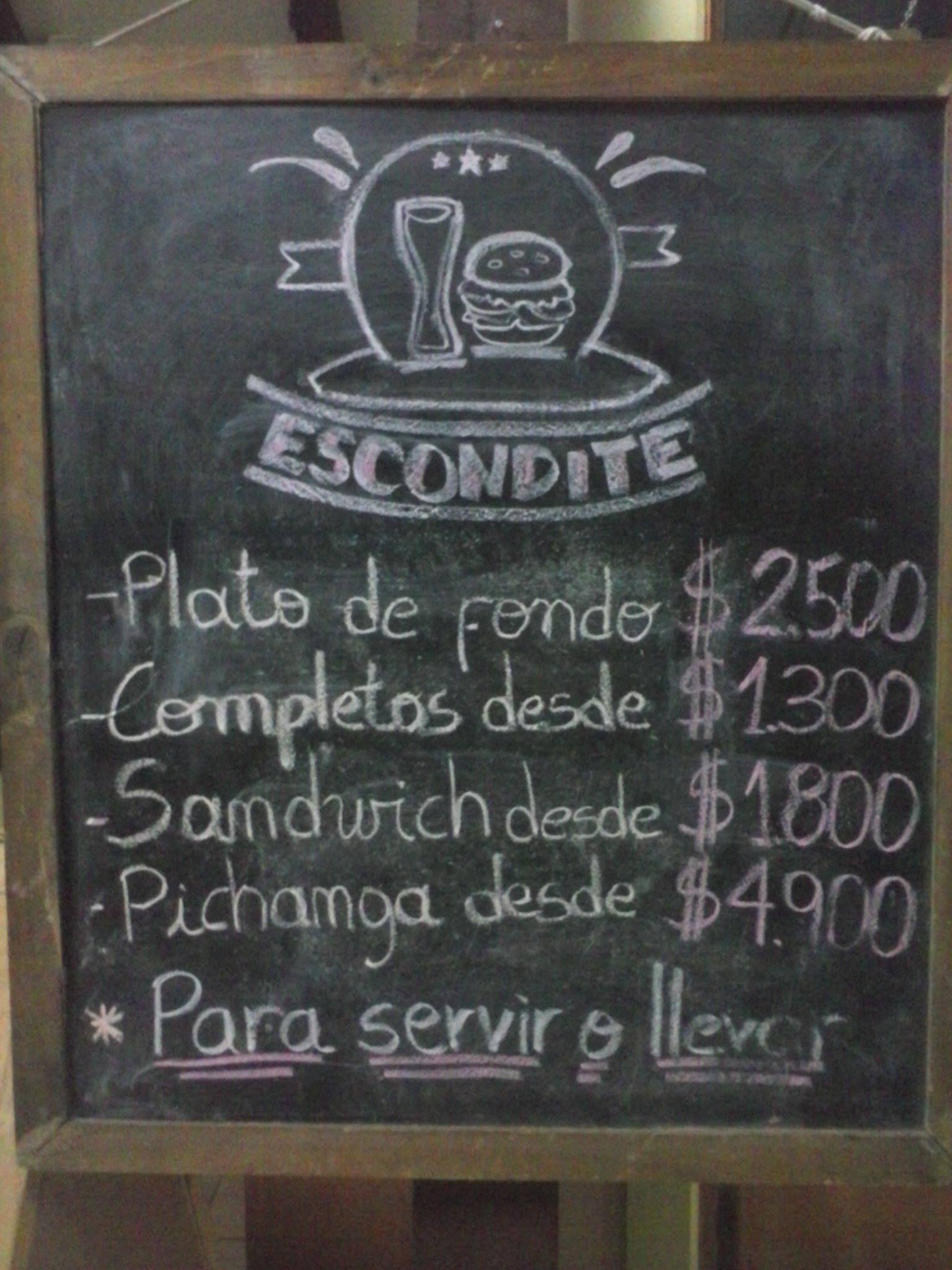 El Escondite, Restaurant y Sandwich