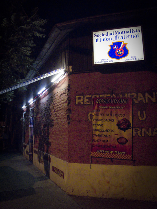 Restaurant Unión Fraternal - Santiago
