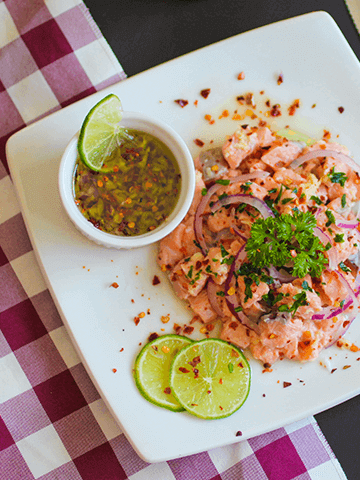 Ceviche de Salmón Chileno | Recetas Chilenas