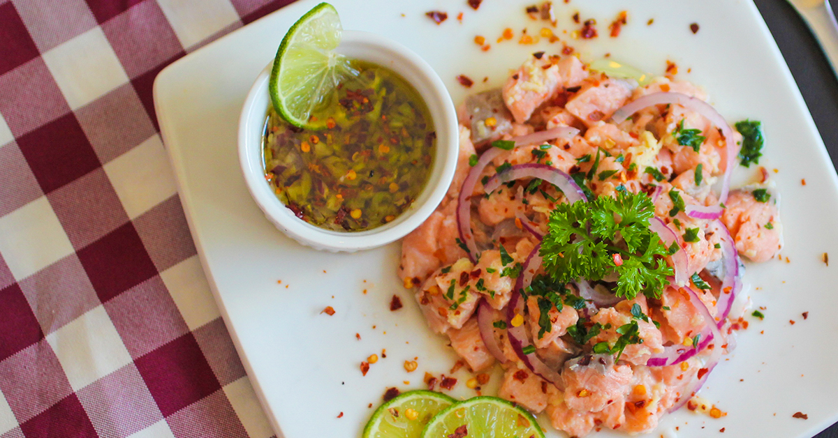 Ceviche de salmÓn chileno Recetas chilenas